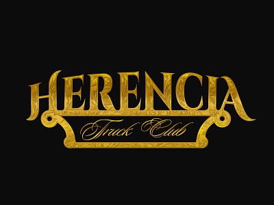 Herencia Truck Club diseño illustration logo logodesign logoidea logotipo placa plaque vector vintage design