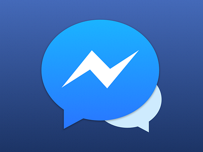 Facebook Messenger for Mac blue facebook icon mac messaging messenger os x