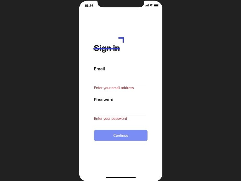 Daily Ui 001 Sign in app daily ui ui