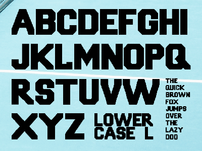 KARMA Font Letter Forms