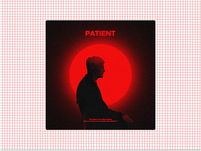 PATIENT POSTER Roy Wood$ Cover Art Design backlight gradientmap patient photoshop poster
