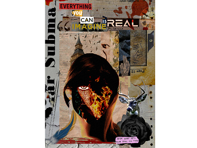 Imagination. collage collageart digitalart graphicdesign imagination