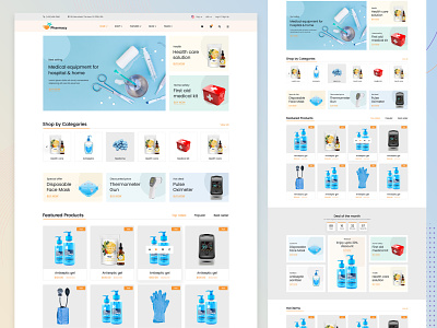 Pharmacy Ecommerce Website Template