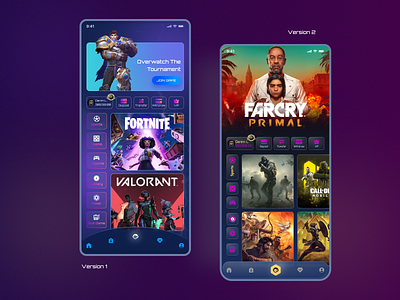Games Mobile App Templates