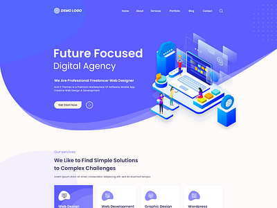 Digital Agency Landing Page