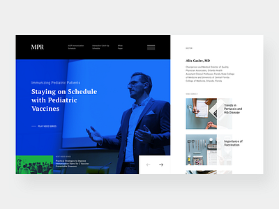 MED EXP design grid layout medical minimal ui ux web