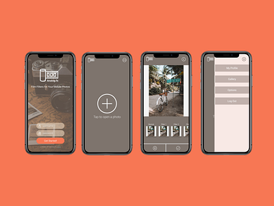 Photography App Prototype app concept design figma ui ui ux uidesign