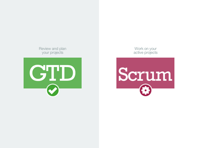 Login page flat gtd scrum