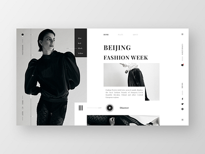 Web design---02-Fashion Week