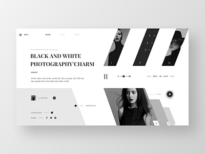 Web design---03-Black and white photos