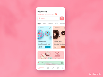 Sugar Dreams Dribbble Design abstract art branding concept design donut dribbble dribbble invite minimal product page sweetness user experience user interface vector