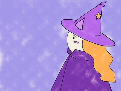 little witch. help me reach peace of mind art