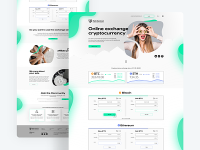 Cryptocurrency online exchange for Bitcoin and Ethereum bitcoin blockchain btc crypto crypto exchange cryptocurrency cryptocurrency exchange eth ethereum exchange landing page online exchange ux vallet