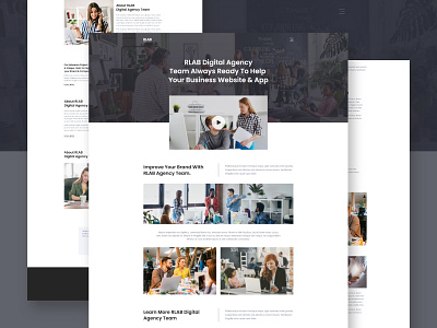 RLAB - Landing Page Design