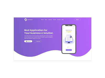 UI landing page