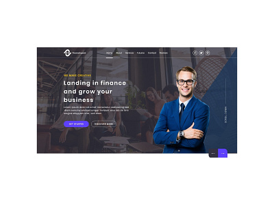 UI landing page