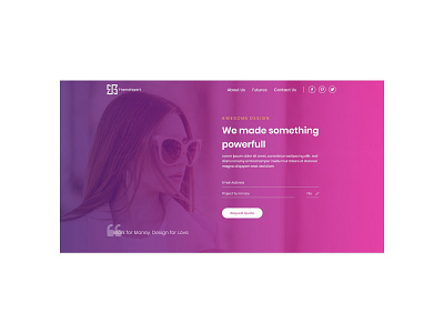 UI landing page