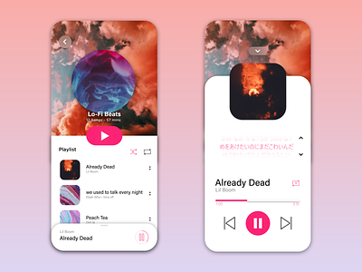 Aesthetic Music Player