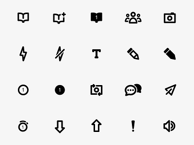 Chunky Snapchat Icon Set