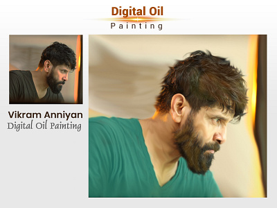 Digital Oil Painting adobe photoshop creative design