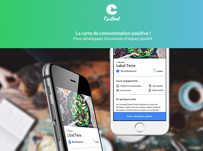 CforGood application application ui bar bio design fairtrade logo mobile mobile app restaurant shop ui design user experience ux user interface