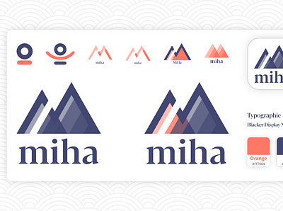 Miha application application ui brand design brand identity logo mobile mobile app ui design user experience ux user interface ux design