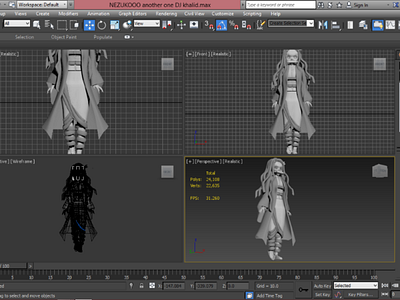 Nezuko nezuko3dsmaxorganicmodeling