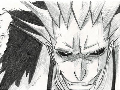 Kenpachi Zaraki anime anime studio art artwork bleach illustraion sketches