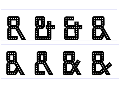 ampersands are hard ampersand and font glyphs typedesign