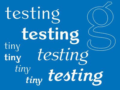 testing some Venis font updates font typography
