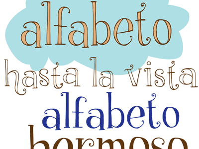 Alphabeto Hermoso color font script