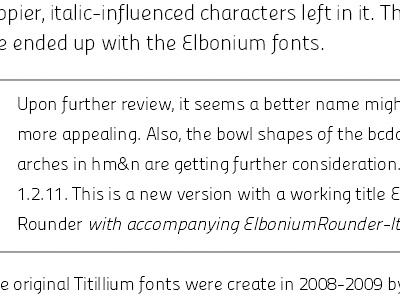 Elbonium More Calligraphic