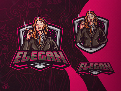 ELEGAN art artwork branding design designer esports esportslogo gaming gaminglogo graphic design icon illustration logo mascot mascot logo sport streamer typography vector vectorart