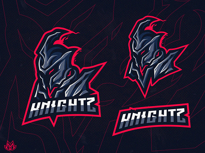 KNIGHTZ armor art artwork branding design designer esports esportslogo gaming graphic design hero heroes illustration knight knights logo mascot mascotlogo streamer templar