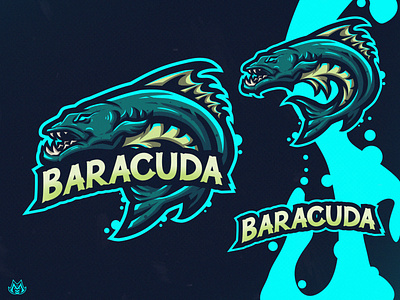 Baracuda art artwork baracuda branding danger design esports fish fishing graphic design illustration logo logosports mascot predator saltwater sea sports vector water