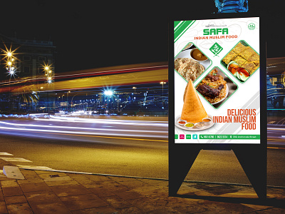 Billboard design for restaurant billboard design branding business dhosa flyer food graphic design green hotel indian food restaurant