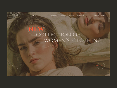 Fashion store clothes design fashion homepage shop store ui ux web webdesign website