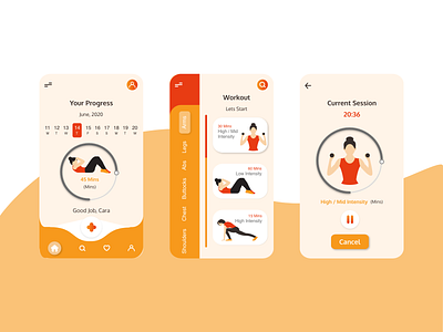 Yoga App app branding design graphic design icon illustration typography ui vector