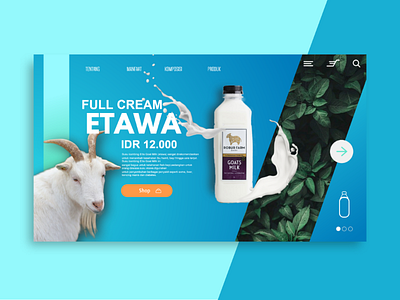 Etawa Milk Landing Page