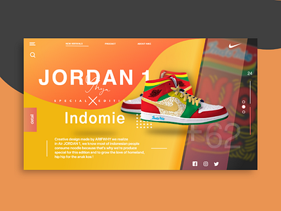 Jordan 1 X Indomie by Yahya Auliya on Dribbble