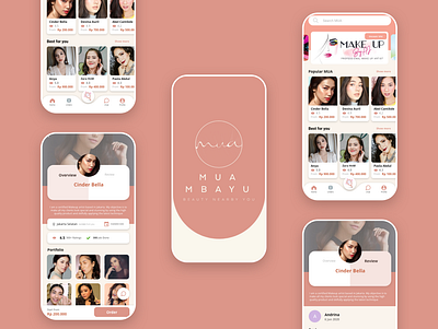 MUA MBAYU, Find Beauty Nearby You casestudy mobile app ui uidesign uiux ux