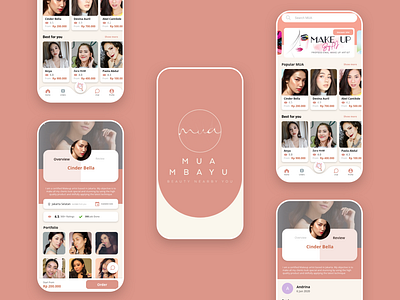 MUA MBAYU, Find Beauty Nearby You casestudy mobile app ui uidesign uiux ux