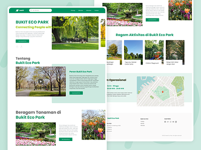 Website Profile of Bukit Eco Park design ui uidesign uiux website