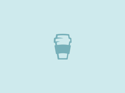 Coffee Cup blue brew coffee cup icon iconography icons illustrate illustration stroke
