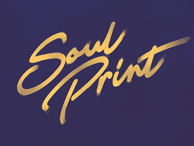 Soul Print Logo branding design illustration logo logodesign logos logotype print procreate typogaphy