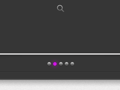 Centered Buttons buttons glow interface navigation web