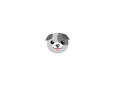 Doggie app dog doggie flat icon illustration ios iphone mobile pet profile video