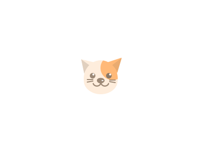 Cat app cat flat icon illustration ios logo mobile pet profile symbol ui
