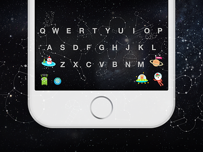 Interstellar Christmas app christmas flat ios8 ios8 keyboard iphone keyboard space universe