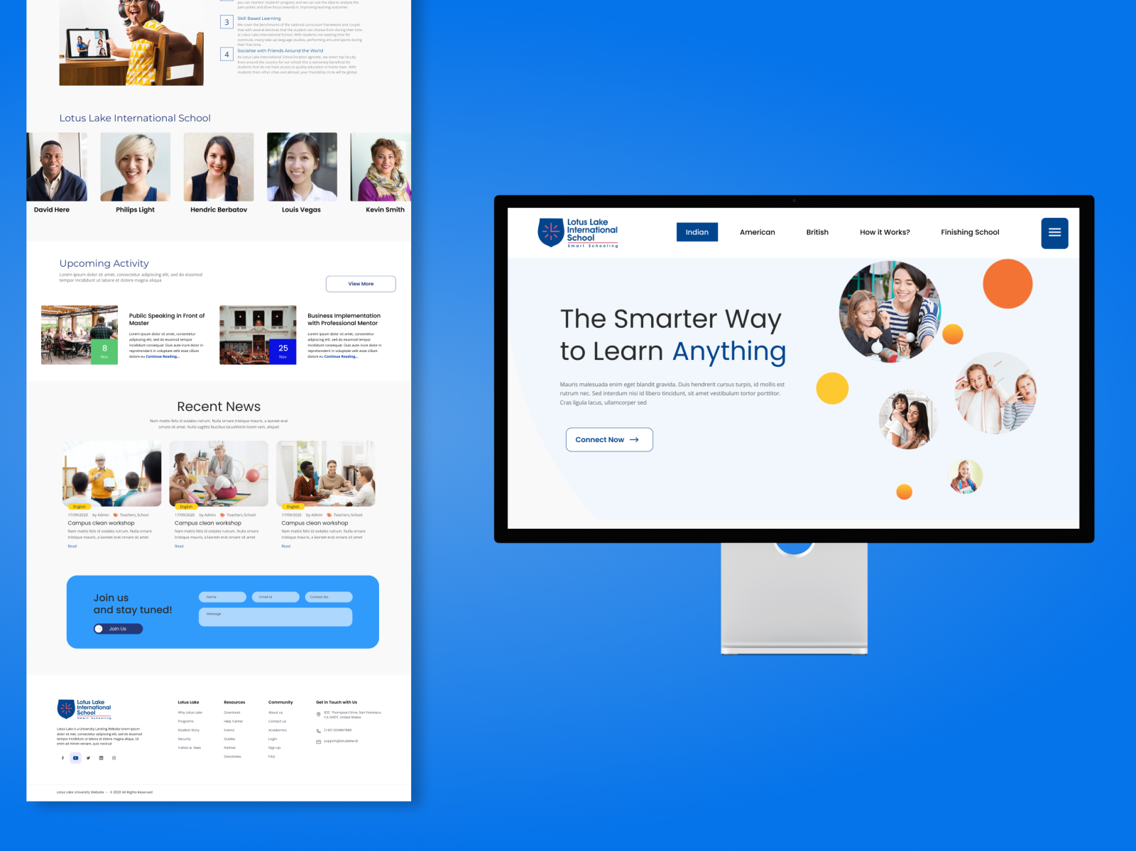 Lotus Lake International School by Hands In Technology on Dribbble